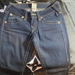 True Religion Billy yellow stitch